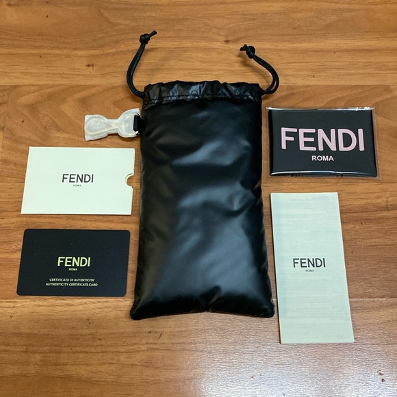❤️ Fendi Sunglass Eyeglass Case Bundle New